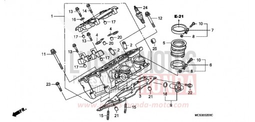 CULASSE CYLINDRE DROITE ST13002 de 2002